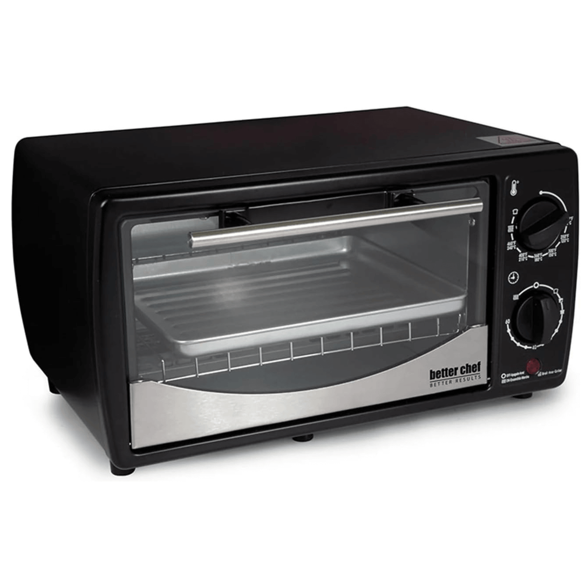 Better Chef 9L Toaster Oven Broiler with Slide-Out Rack and Bake Tray from Jupiter Gear Home
