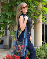 Kathmandu Collection Yin Yang Print Hobo Bag from Jupiter Gear