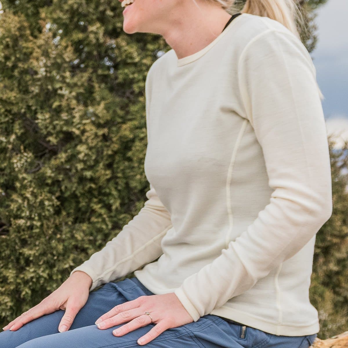 Midweight - Ossipee Women's Crew 100% Merino Wool from Minus33 Merino Wool Clothing