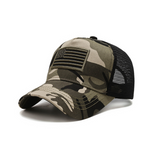 American Flag Trucker Hat with Adjustable Strap from Jupiter Gear