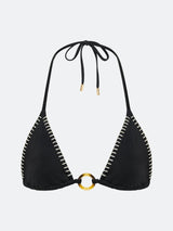LAGOS BIKINI TOP - BLACK AND WHITE CONTRAST From ELYSIIAN