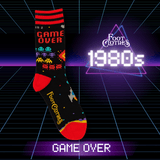 Game Over 80s Video Game Crew Socks from FootClothes