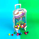 Blue Plastic Suitcase Candy Box 3 Pack 7.5"x5"x2.5" from Hammont