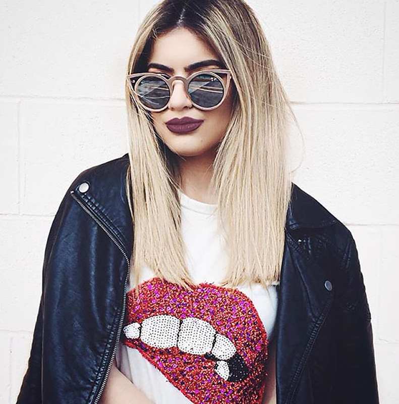 Women's Laser Cut Round Metal Mirror Lens Sunglasses A102 from zeroUV