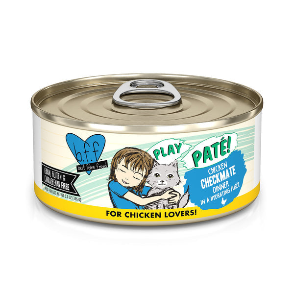 BFF Play Paté Adult Checkmate Chicken Wet Cat Food (5.5oz) from The Family Pet