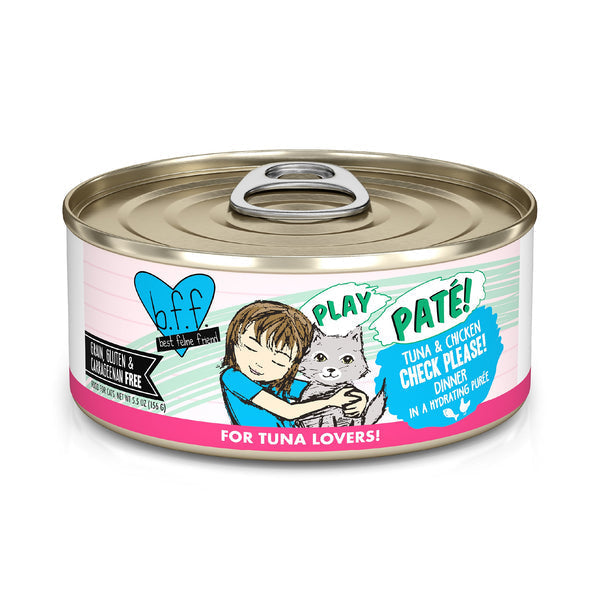 BFF Play Paté Check Please Tuna and Chicken Wet Cat Food (5.5oz) from The Family Pet