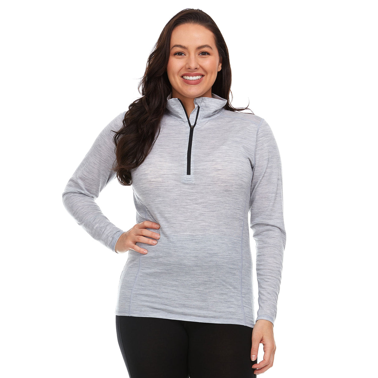 Microweight - Women's Wool 1/4 Zip Woolverino from Minus33 Merino Wool Clothing