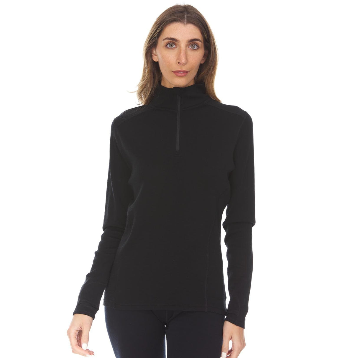 Midweight - Sequoia Women's 1/4 Zip 100% Merino Wool from Minus33 Merino Wool Clothing