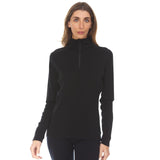 Midweight - Sequoia Women's 1/4 Zip 100% Merino Wool from Minus33 Merino Wool Clothing