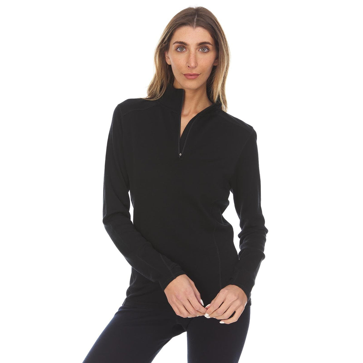 Midweight - Sequoia Women's 1/4 Zip 100% Merino Wool from Minus33 Merino Wool Clothing