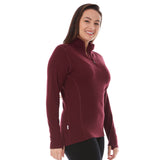 Midweight - Sequoia Women's 1/4 Zip 100% Merino Wool from Minus33 Merino Wool Clothing
