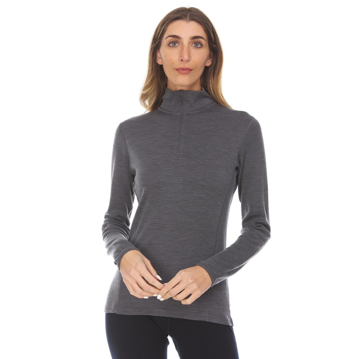 Midweight - Sequoia Women's 1/4 Zip 100% Merino Wool from Minus33 Merino Wool Clothing