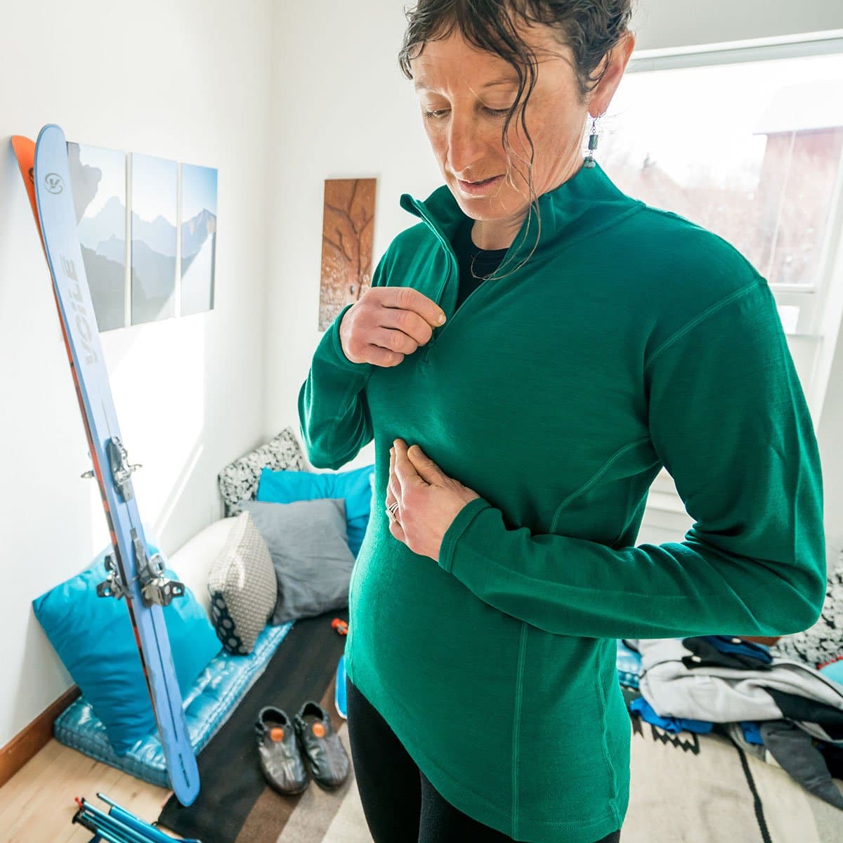 Midweight - Sequoia Women's 1/4 Zip 100% Merino Wool from Minus33 Merino Wool Clothing