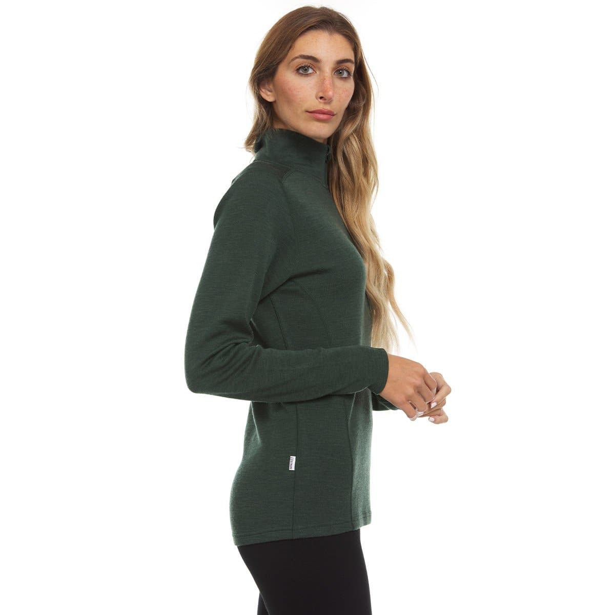 Midweight - Sequoia Women's 1/4 Zip 100% Merino Wool from Minus33 Merino Wool Clothing