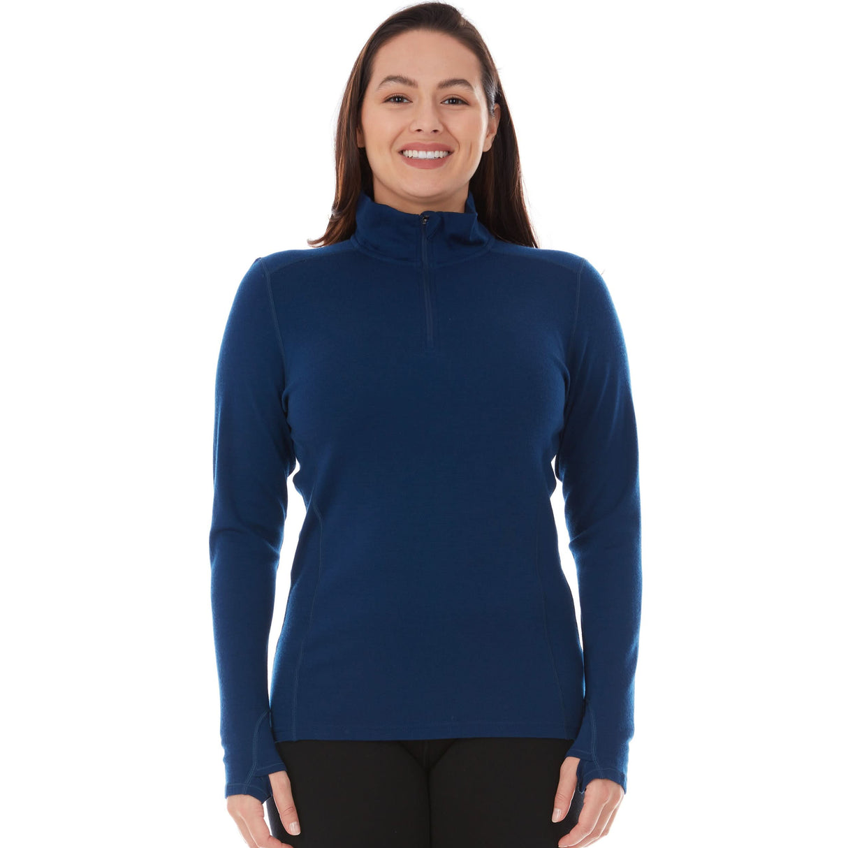 Midweight - Sequoia Women's 1/4 Zip 100% Merino Wool from Minus33 Merino Wool Clothing