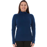 Midweight - Sequoia Women's 1/4 Zip 100% Merino Wool from Minus33 Merino Wool Clothing