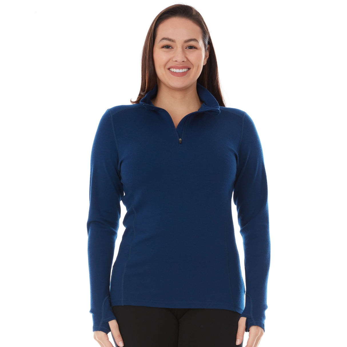 Midweight - Sequoia Women's 1/4 Zip 100% Merino Wool from Minus33 Merino Wool Clothing