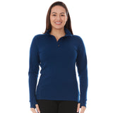 Midweight - Sequoia Women's 1/4 Zip 100% Merino Wool from Minus33 Merino Wool Clothing