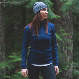 Midweight - Sequoia Women's 1/4 Zip 100% Merino Wool from Minus33 Merino Wool Clothing