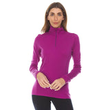 Midweight - Sequoia Women's 1/4 Zip 100% Merino Wool from Minus33 Merino Wool Clothing