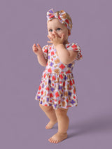 EXCLUSIVE PEANUT BUTTER JELLY TIME DREAM CAP SLEEVE BODYSUIT DRESS from DREAM BIG LITTLE CO