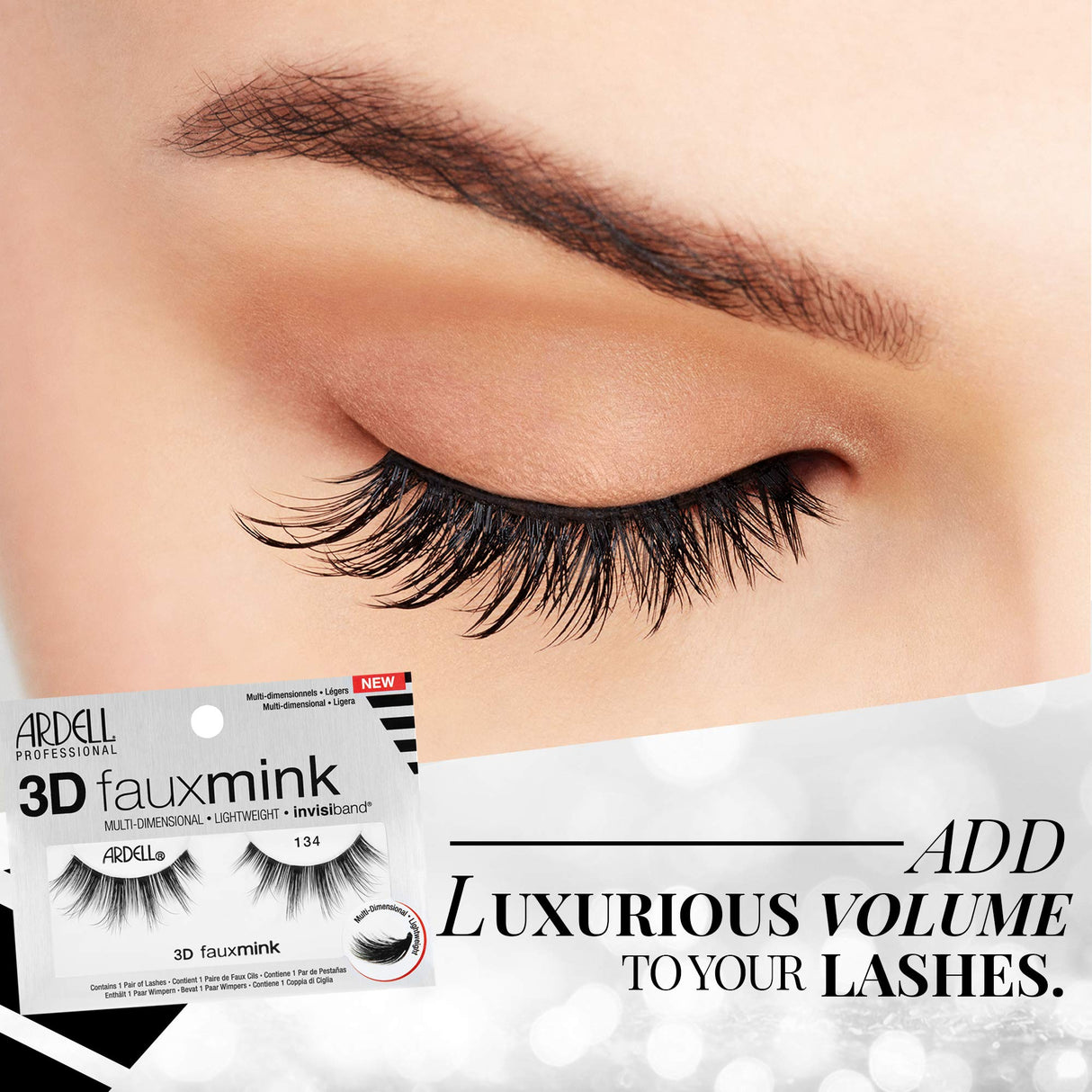 ARDELL Multi - Dimensional 3D Fauxmink Eyelashes from VIAI BEAUTY