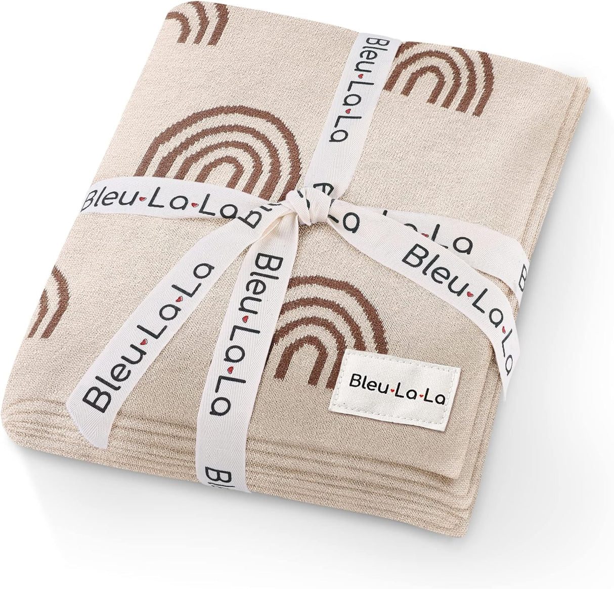 Rainbow Knit Swaddle Blankets from Bleu La La