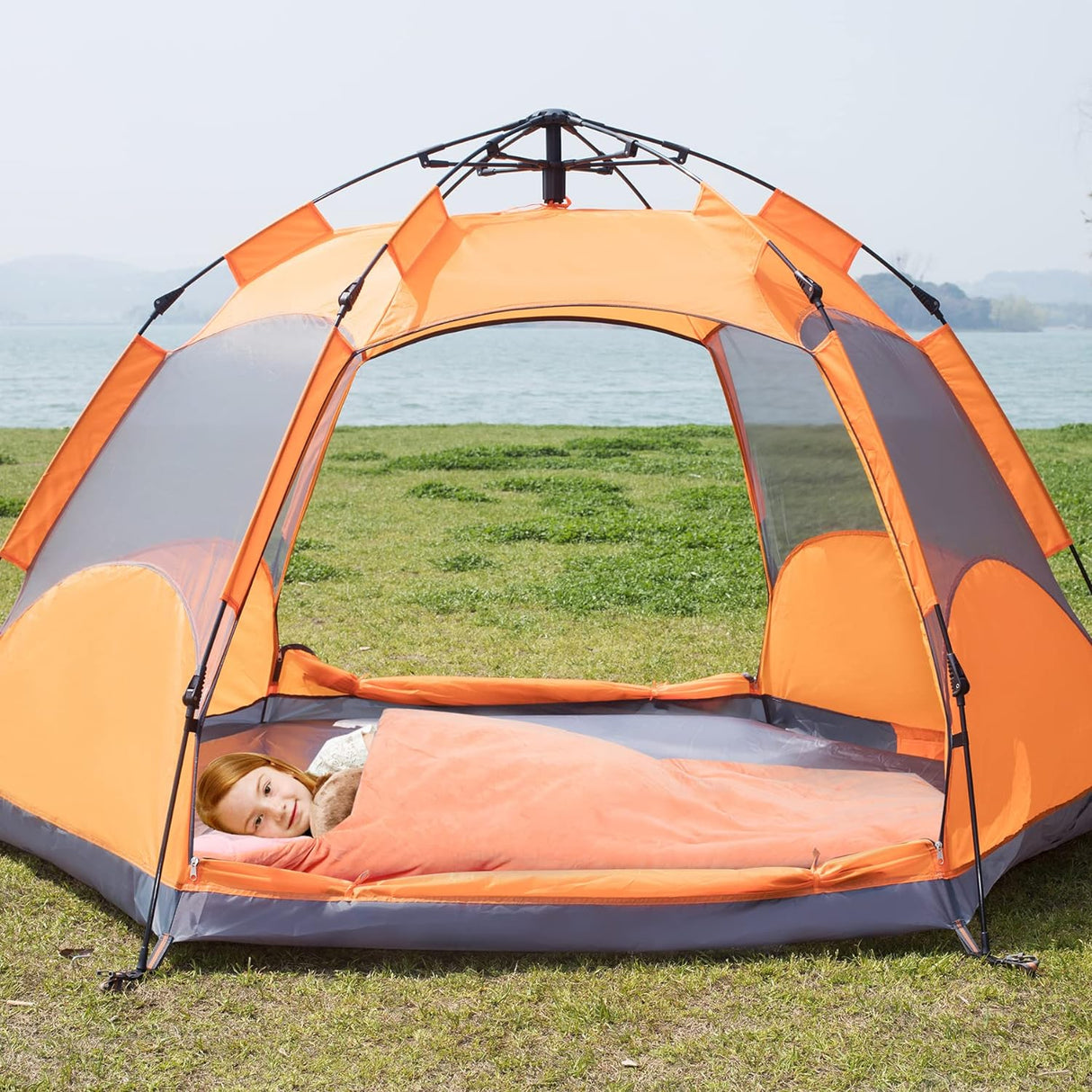 Soft Cotton Sleeping Bag for Boys and Girls Blue Pink from Redcamp