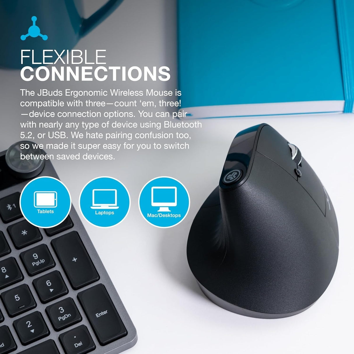 JLab JBuds Ergonomic Mouse from JLab