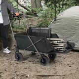 Folding Dog Wagon Cart with Extendable Rear End Heavy Duty From Redcamp