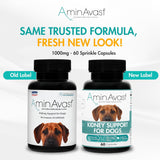 AminAvast Kidney Support for Dogs (60 capsules) from HardyPaw