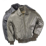 REED Men's Bomber Leather Jacket Union Made in USA from Reed Leather
