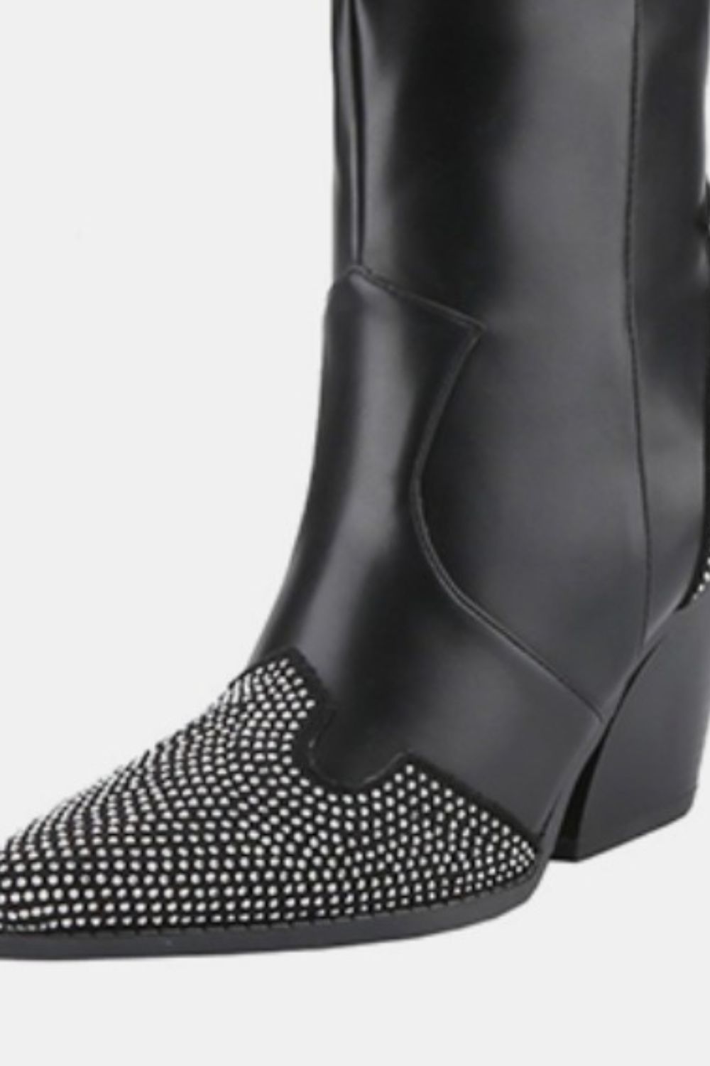 Weeboo Chunky Heel Rhinestone Decor Western Boots from My Pampered Life Seattle