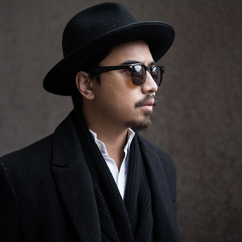 Indie Half Frame Horned Rim Vintage Inspired Sunglasses 2934 from zeroUV