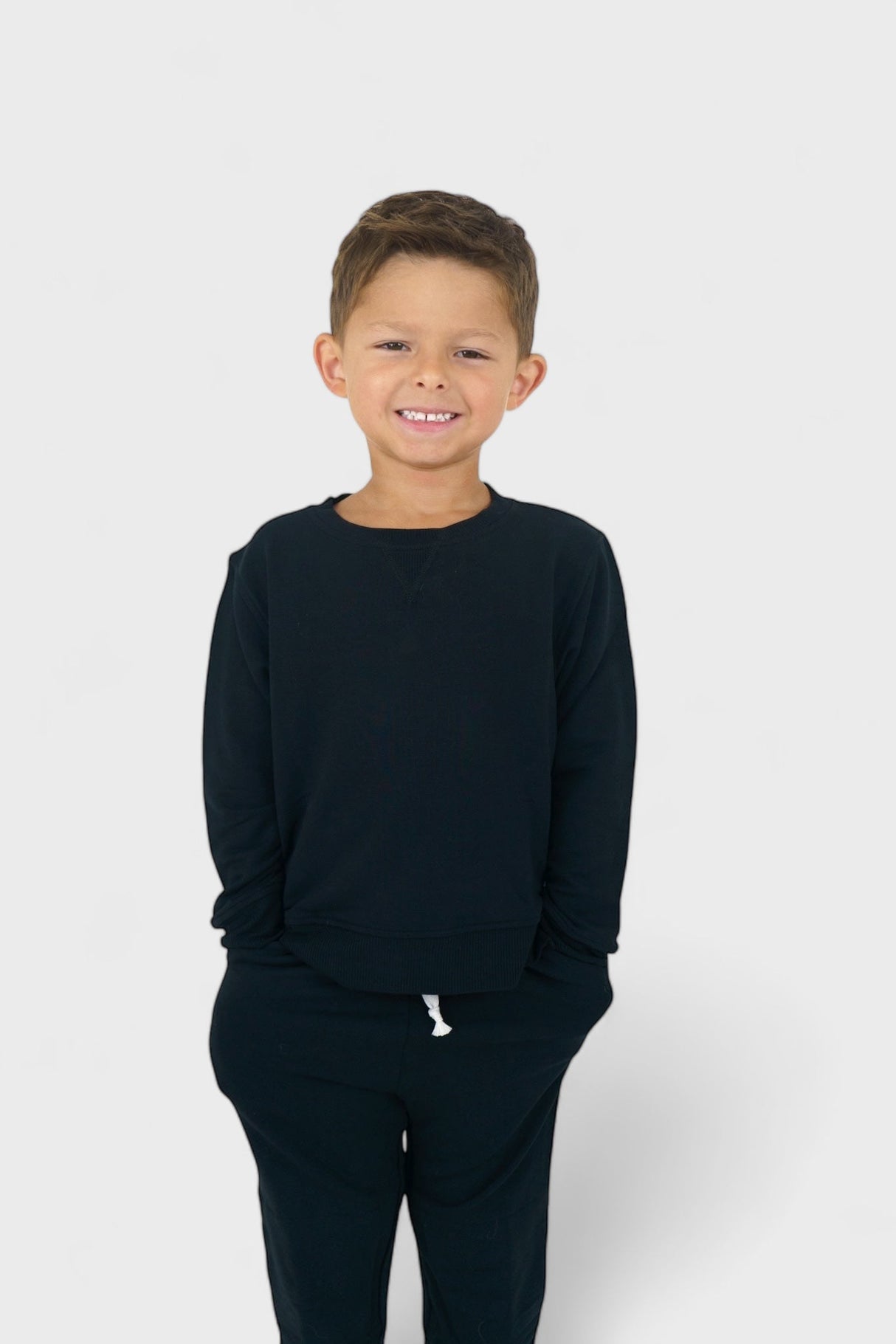 BLACK TERRY DREAM PULLOVER from DREAM BIG LITTLE CO