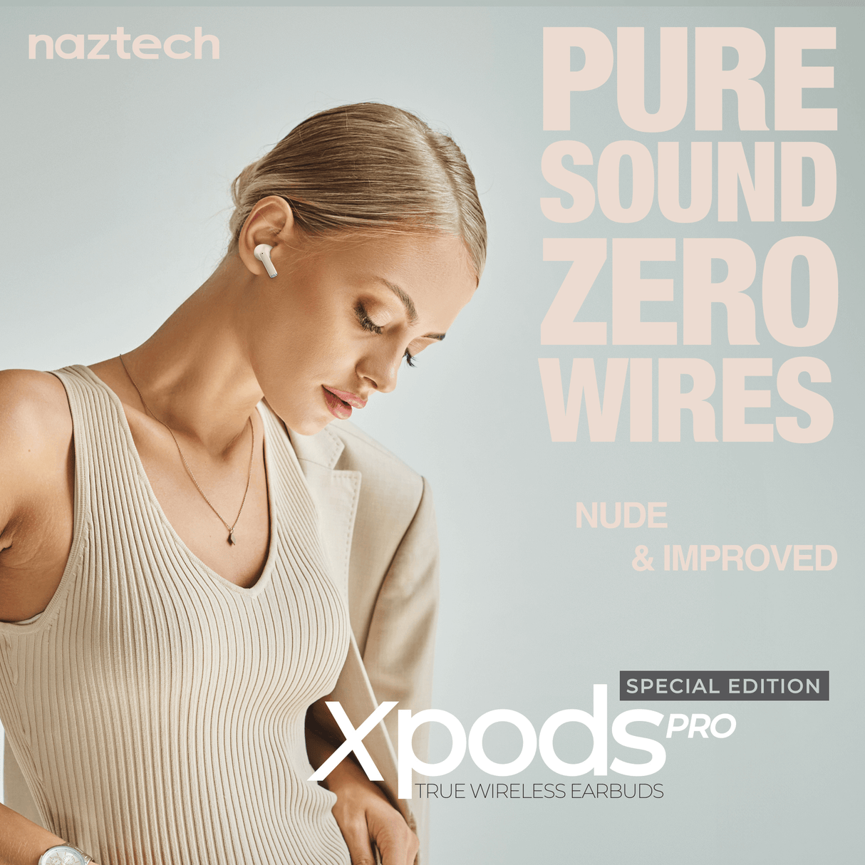 Naztech Xpods PRO TWS with Wireless Charging Case from Jupiter Gear Home