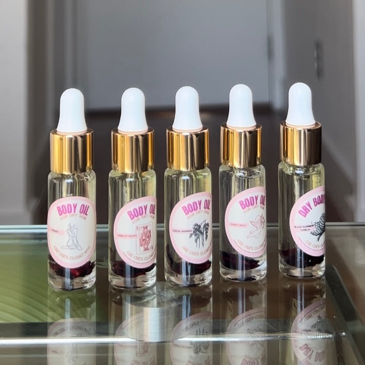 Scented Dry Body Oil from Cee Cee's Closet NYC