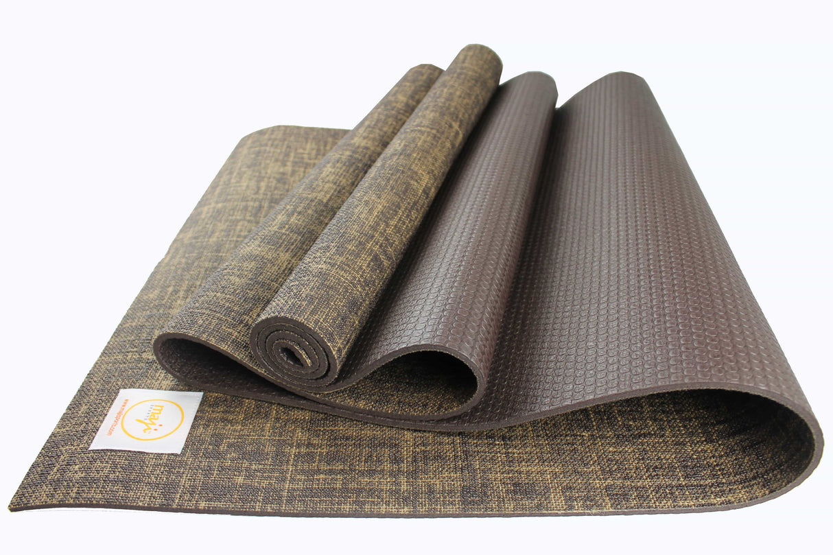 Maji Sports Jute Premium Eco Yoga Mat + Foot Massager  (7.5cm x 17.5cm) from Jupiter Gear Home