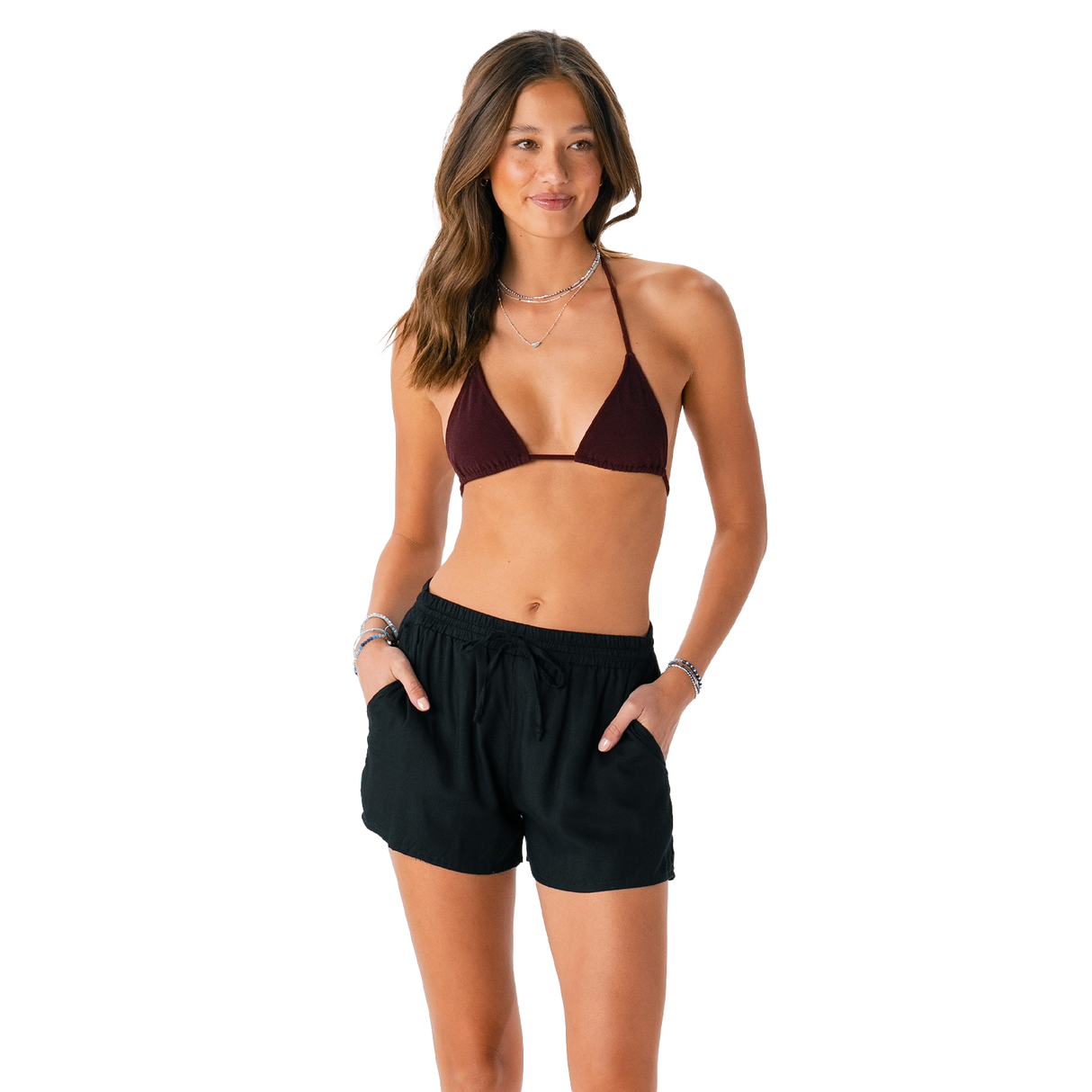 Black Drawstring Shorts From LotusAndLuna