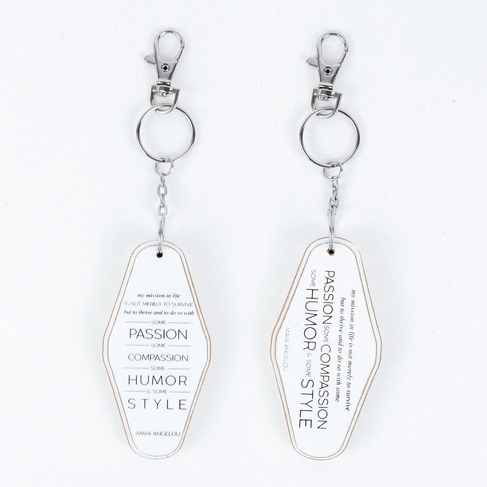 Inspirational Keychains from Gia Roma