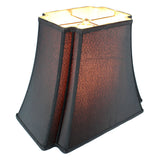 Black with Gold 16"W x 13"H Liner Lampshade From LampsUSA
