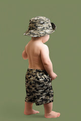 CAMO SHARK BOY'S DREAM SWIM TRUNKS from DREAM BIG LITTLE CO