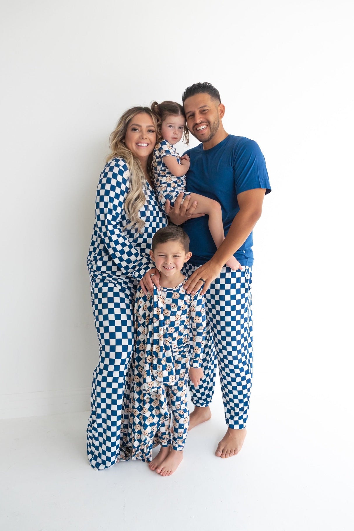 Dream Big Little Co x CoComelon JJ STARRY NIGHT CHECKERS DREAM SHORT SET from DREAM BIG LITTLE CO
