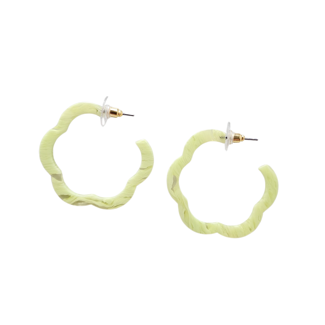 Posey Hoops - Lime Green from Spiffy & Splendid