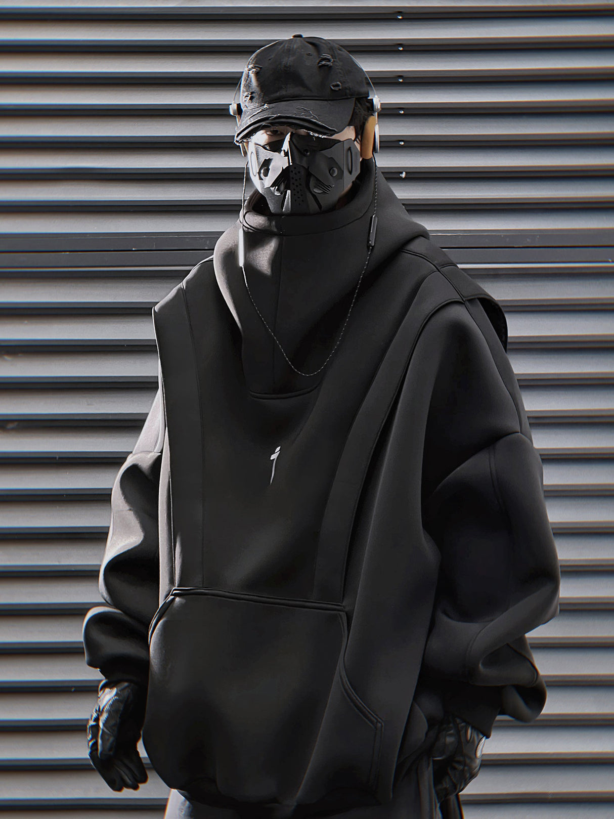 H50 Black Nexus Hoodie From Niepce Inc