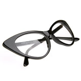 Vintage Mod Fashion 1950's Cat Eye Clear Lens Glasses 8435 from zeroUV