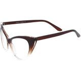 Vintage Mod Fashion 1950's Cat Eye Clear Lens Glasses 8435 from zeroUV