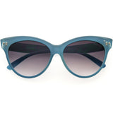 High Pointed Tip Inset Frame Oversize Cat Eye Sunglasses 8462 from zeroUV