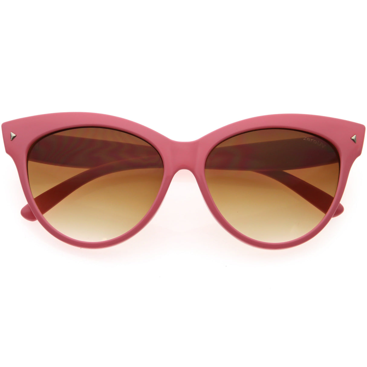 High Pointed Tip Inset Frame Oversize Cat Eye Sunglasses 8462 from zeroUV