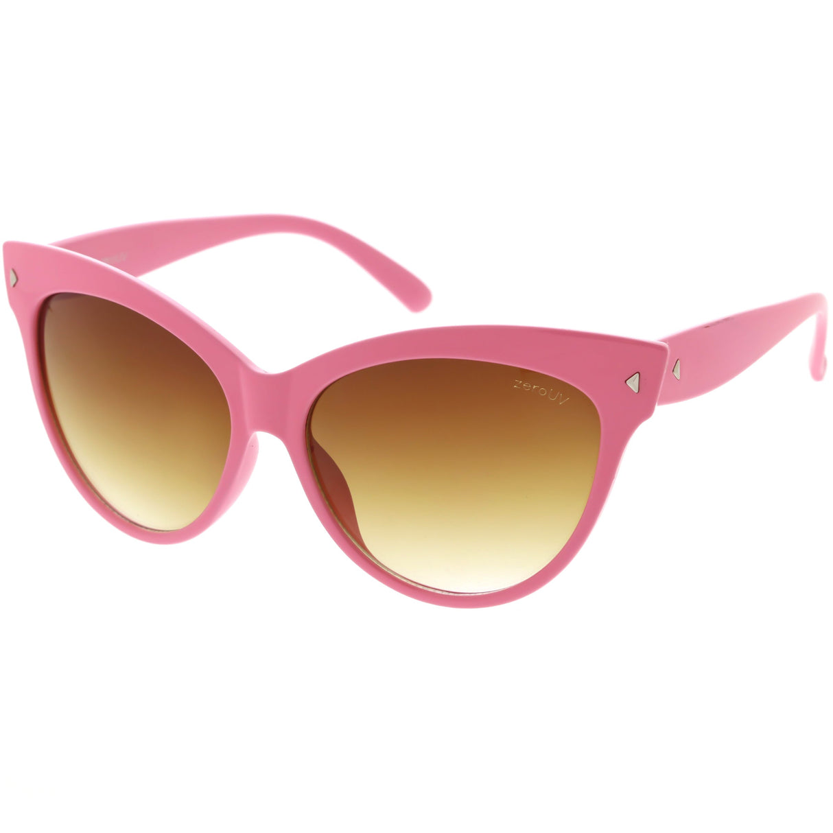 High Pointed Tip Inset Frame Oversize Cat Eye Sunglasses 8462 from zeroUV